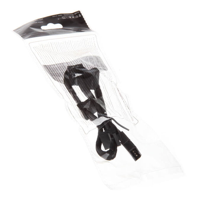 SilverStone 4-Pol-Molex auf 4x SATA Verl&auml;ngerung - 300mm schwarz image number 2