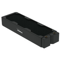 Barrow Dabel-60d Radiator - 360 mm, schwarz