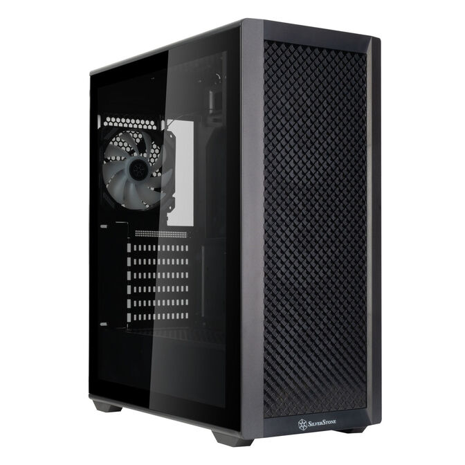 SilverStone FARA 515XR PC-Geh&auml;use, Midi-Tower, ATX, RGB, Tempered Glass - schwarz image number 1