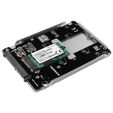 AXAGON RSS-M2SD Geh&auml;use f&uuml;r M.2-SATA-SSDs bis 2280 - Aluminium, silber image number null