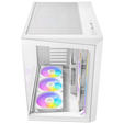 Antec C5 PC case, mid tower, ATX, RGB, tempered glass - white image number null