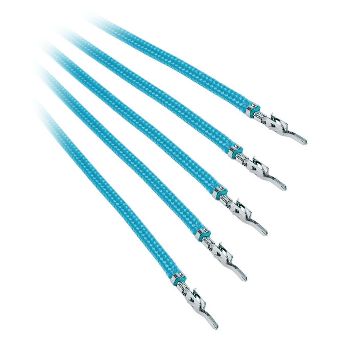 BitFenix Alchemy 2.0 PSU Cable, 5x 60cm - hellblau image number 0