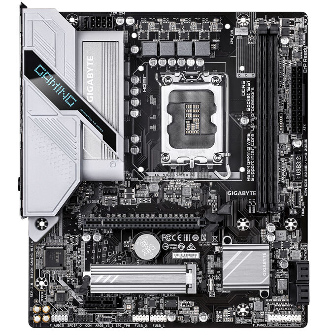 GIGABYTE H810M Gaming WiFi 6 Mainboard, Sockel LGA 1851, Intel H810, Micro-ATX, DDR5 image number 2