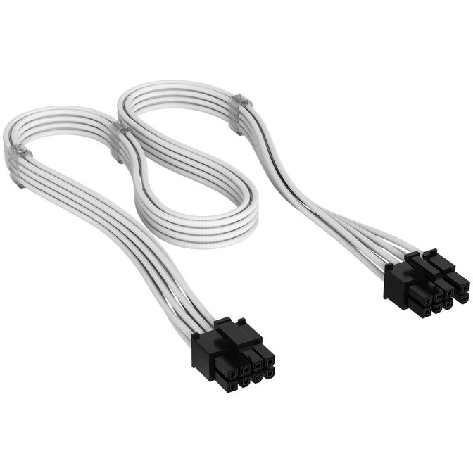 Corsair Cable Set, Type 4, DC Cable Pro Kit, individually sleeved - white image number 8