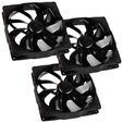 Noiseblocker NB-eLoop Fan B14-PS Black Edition - 140mm PWM, 3 St&uuml;ck image number null