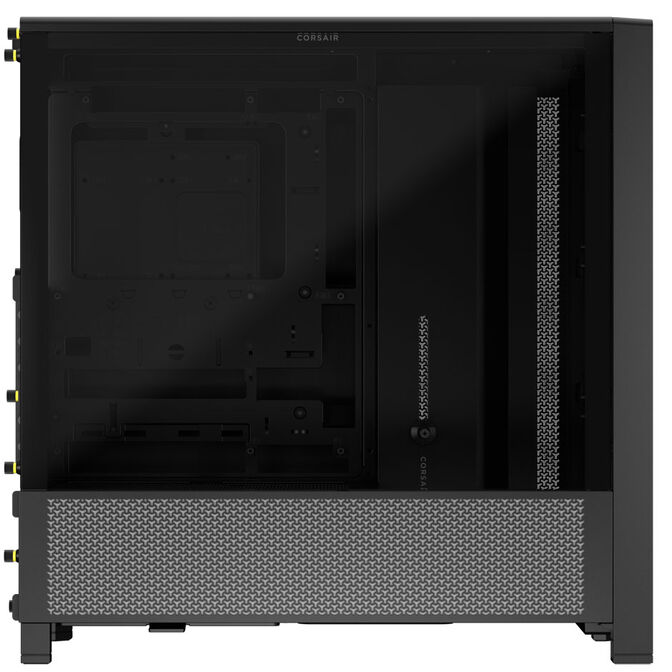 Corsair Frame 4000D PC case, Mid Tower, E-ATX, Tempered Glass - black image number 3