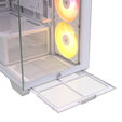 Corsair 2800X RS-R ARGB PC Case, Mini Case, mATX, Tempered Glass - including 3x 120mm Fans, White image number null