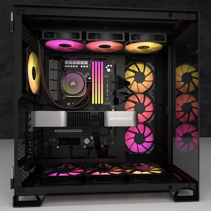 Corsair RS ARGB PWM Fan - Triple-Pack, 120mm, black image number 11