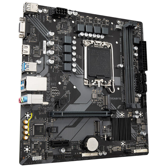 GIGABYTE B760M H DDR4 Mainboard, Sockel 1700, Intel B760, Micro-ATX, DDR4 image number 1
