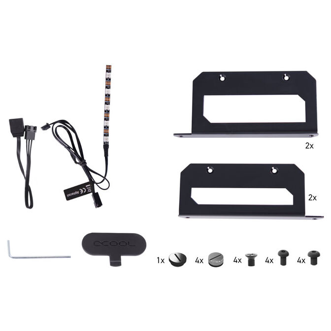 Alphacool Rise Flat Reservoir 120mm DDC Ausgleichsbeh&auml;lter mit Pumpe image number 5
