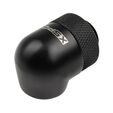 XSPC Adapter 90 Degree G1/4 inch Male to G1/4 inch Female - Rotatable, Black image number null