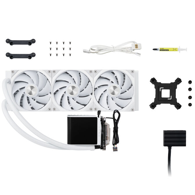 Lian Li O11D EVO RGB + TRYX PANORAMA ARGB Complete Water Cooling - white, 360mm image number 12