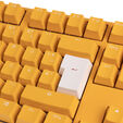 Ducky One 3 Yellow Gaming Tastatur, RGB LED - MX-Red image number null