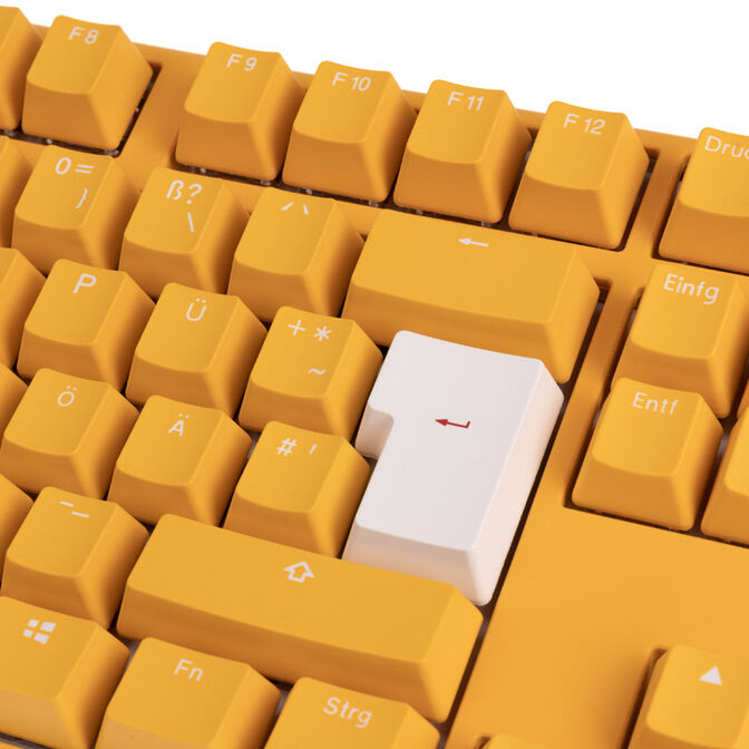 Ducky One 3 Yellow Gaming Tastatur, RGB LED - MX-Red image number 5