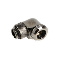 Bitspower Multi-Link Adapter Anschluss 90 Grad G1/4 Zoll AG auf 12mm AD Hardtube - drehbar, grau