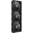 Corsair iCUE LINK RX120 MAX Series, PWM L&uuml;fter, 3er Pack - 120mm, schwarz image number null