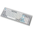 Ducky Cushion 98 Gaming-Tastatur, 96%, US-Layout, Shush Red Switches - Silver image number null