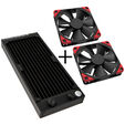King Kits Radiator-Komplettset - 240 mm image number null