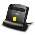 AXAGON CRE-SM2 USB Smart Card and SD/microSD/SIM Card Reader - USB 2.0 image number null