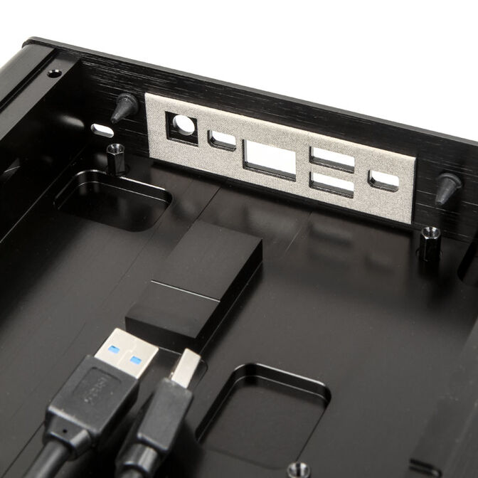 Akasa Newton S UCFF-Geh&auml;use (Intel NUC), 65W Netzteil, OEM - schwarz image number 6