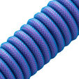 CableMod PRO Coiled Keyboard Cable USB-C zu USB Typ A, Galaxy Blue - 150cm image number null