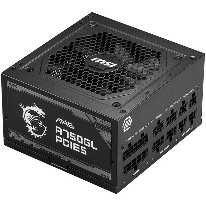 MSI MAG A750GL PCIe5 Netzteil, 80 PLUS Gold, vollmodular, ATX 3.0, PCIe 5.0 - 750 Watt image number 5