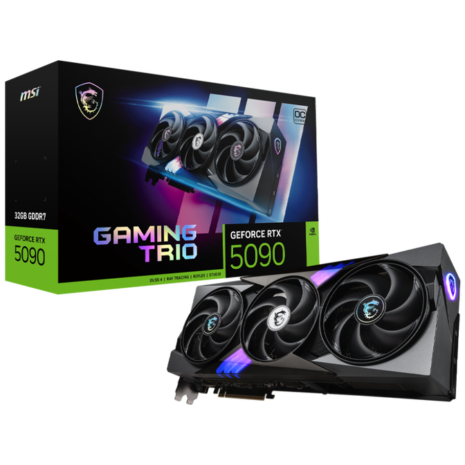 MSI GeForce RTX 5090 32G Gaming Trio OC, 32768 MB GDDR7 image number 0