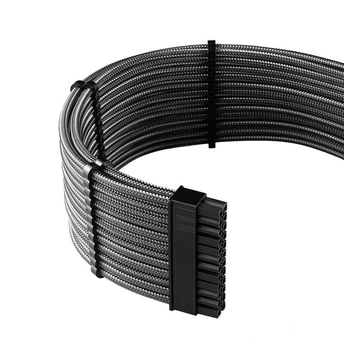 CableMod C-Series PRO ModMesh 12VHPWR Cable Kit for Corsair RM, RMi, RMx (Black Label) - carbon image number 1