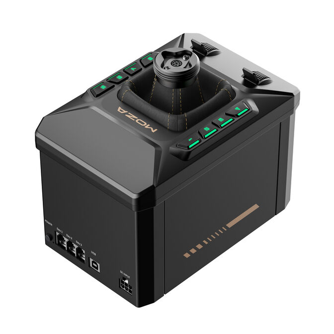 MOZA AB6 Flight Simulator Bundle, 6Nm Force Feedback, ARGB - black image number 6