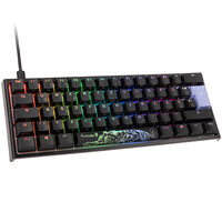 Ducky One 2 Pro Mini Gaming Keyboard, RGB LED - Cherry Black