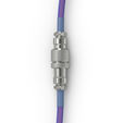 Glorious Coiled Cable Nebula, USB-C auf USB-A Spiralkabel - 1,37m, violett image number null