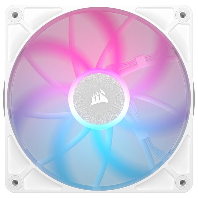 Corsair iCUE LINK RX140 RGB Series, PWM L&uuml;fter 2er Pack - 140mm, wei&szlig; image number 2