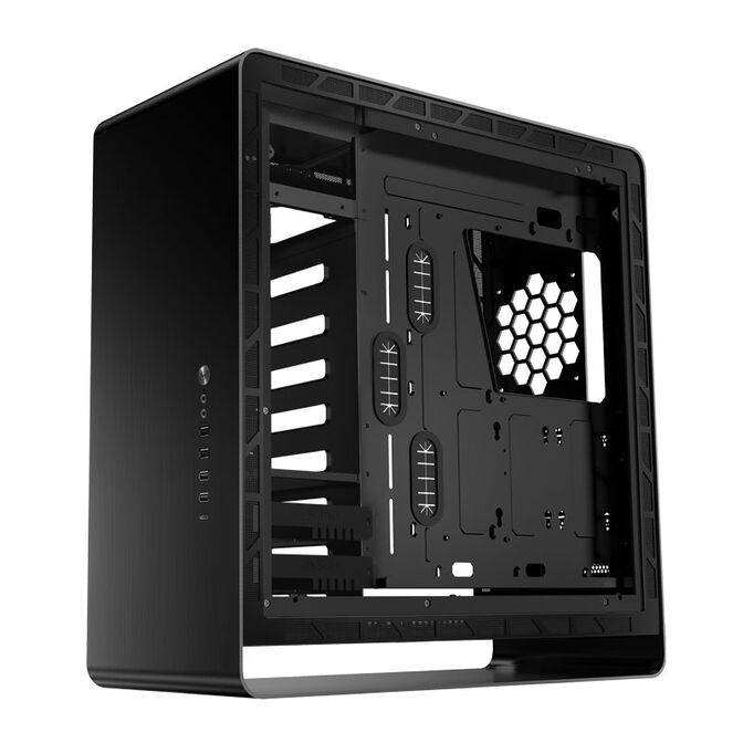 Jonsbo UMX6S E-ATX Mid Tower, Tempered Glass - Black image number 5