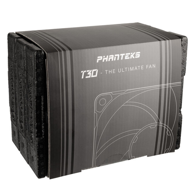 PHANTEKS T30 PWM 120mm L&uuml;fter, 3er Pack - schwarz image number 7
