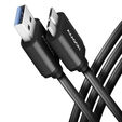 AXAGON BUMM3-AM10AB Kabel Micro-B USB auf USB-A 3.2 Gen 1, schwarz - 1m image number null