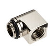 EK Water Blocks EK-Torque Micro Adapter 90 Grad G1/4 Zoll AG auf G1/4 Zoll IG - drehbar, nickel image number null
