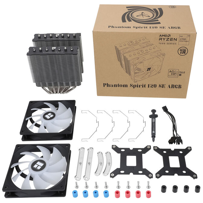 Thermalright Phantom Spirit 120 SE ARGB CPU Cooler - 120mm, Dual-Tower image number 8