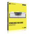 Corsair Vengeance RGB DDR5-6000 RAM, CL36, XMP - 32 GB Dual-Kit, white image number null