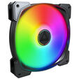Montech HP140 PWM ARGB Fan, 3-Pack - 140mm, black image number null
