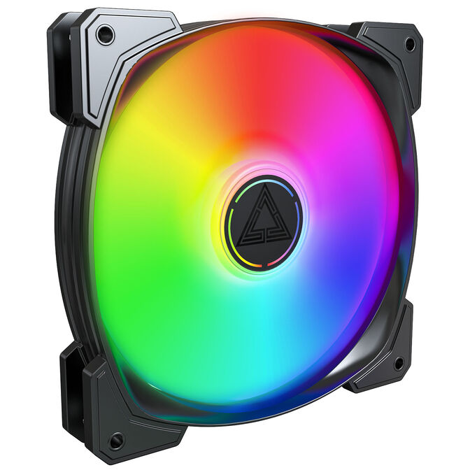 Montech HP140 PWM ARGB Fan, 3-Pack - 140mm, black image number 1