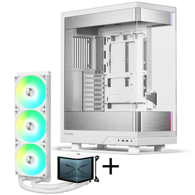 PHANTEKS Evolv X2 + TRYX PANORAMA ARGB Komplett-Wasserk&uuml;hlung - wei&szlig;, 360mm image number 0
