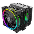Akasa Soho H7 Dual Tower CPU-K&uuml;hler, ARGB - 120 mm, schwarz image number null