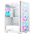 Montech X3 Glass PC Case, Mid Tower, ATX, RGB, Tempered Glass - White image number null
