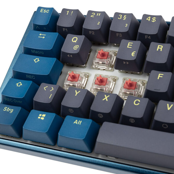 Ducky One 3 Daybreak Mini Gaming Tastatur, RGB LED - MX-Silent-Red image number 4