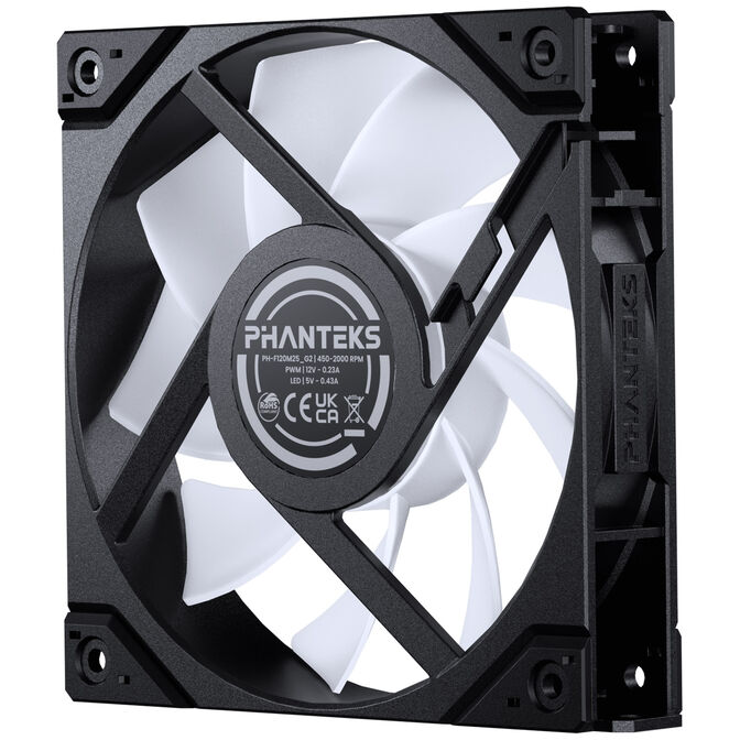 PHANTEKS M25 Gen2 PWM D-RGB L&uuml;fter - 120mm, schwarz image number 2