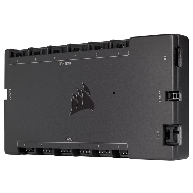 Corsair Commander Core XT RGB LED Controller + Fan Hub - schwarz image number 1
