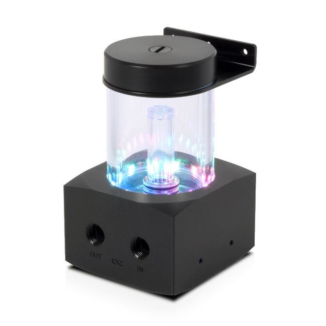 Alphacool Core 100 Aurora ARGB Ausgleichbeh&auml;lter, Acryl - schwarz image number 0