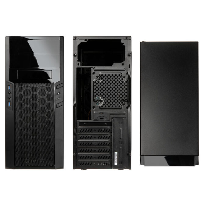 SilverStone SST-PS13B Precision Midi-Tower - schwarz image number 1