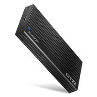 AXAGON EEM2-GTR externes Geh&auml;use f&uuml;r M.2 SSDs USB-C 3.2 Gen 2, schwarz