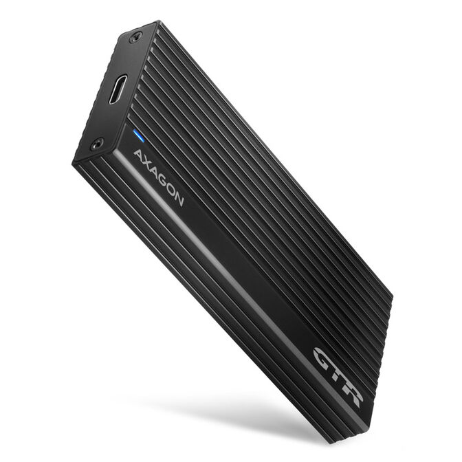 AXAGON EEM2-GTR externes Geh&auml;use f&uuml;r M.2 SSDs USB-C 3.2 Gen 2, schwarz image number 0